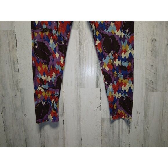 Lularoe Maleficent Dragon Leggings TC2 Diamond Multicolor - Picture 2 of 9